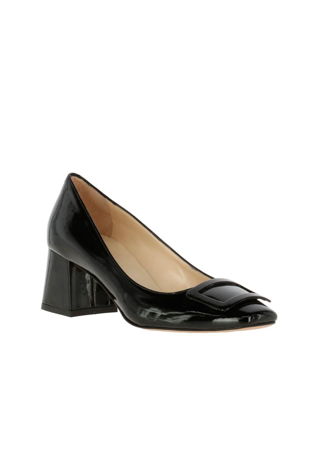 Zapato Poliuretano Mujer Rose Negro-0