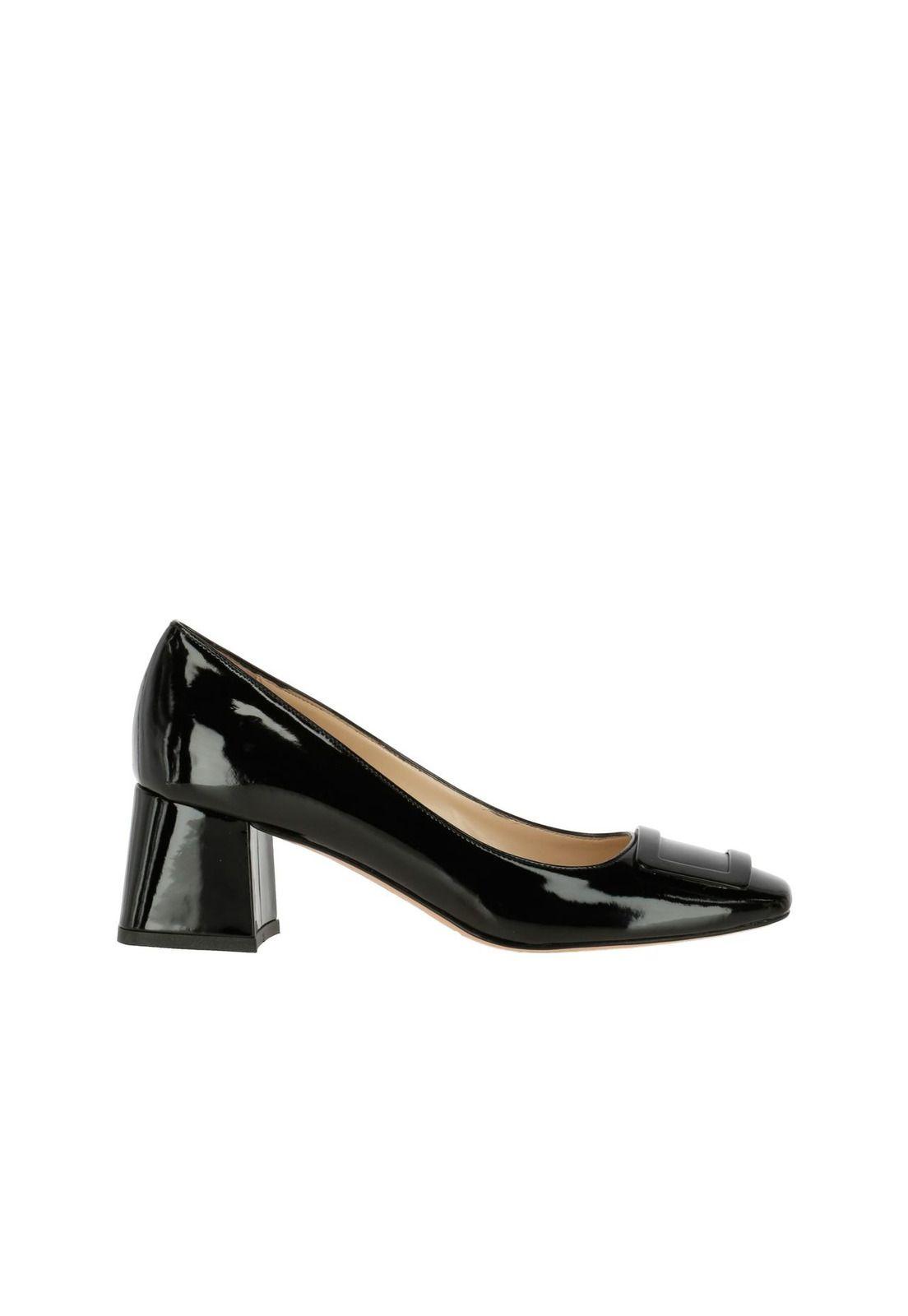 Zapato Poliuretano Mujer Rose Negro-3