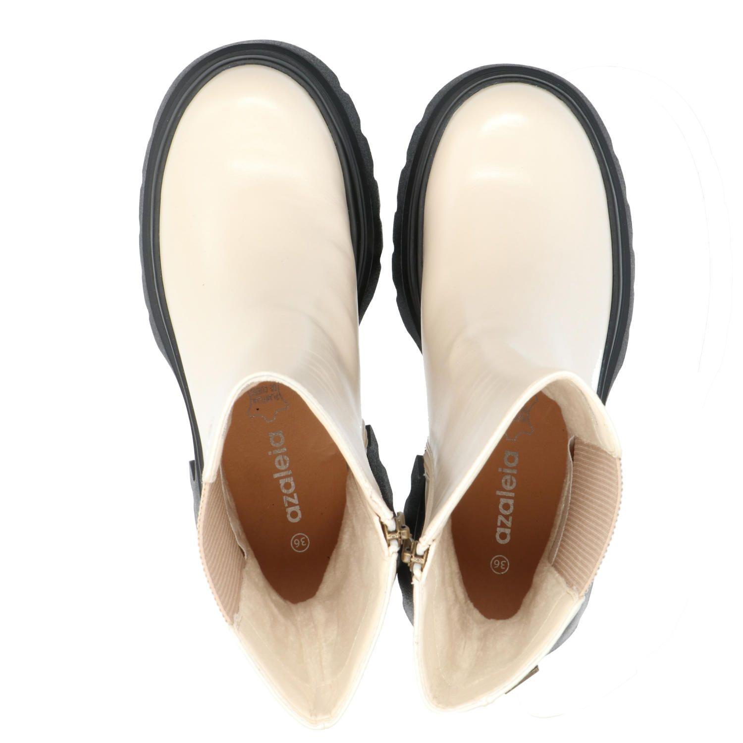 Botín Mujer Audrey Beige-7