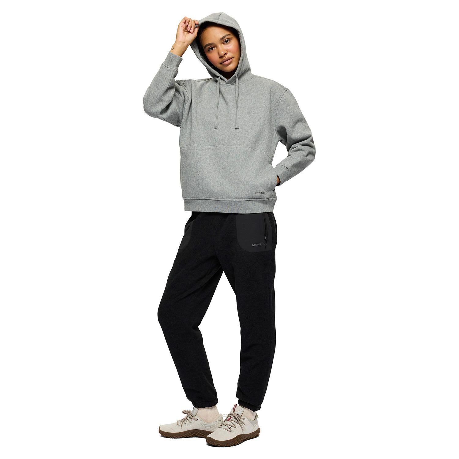 Poleron Mujer Relaxed Hoody Gris-4