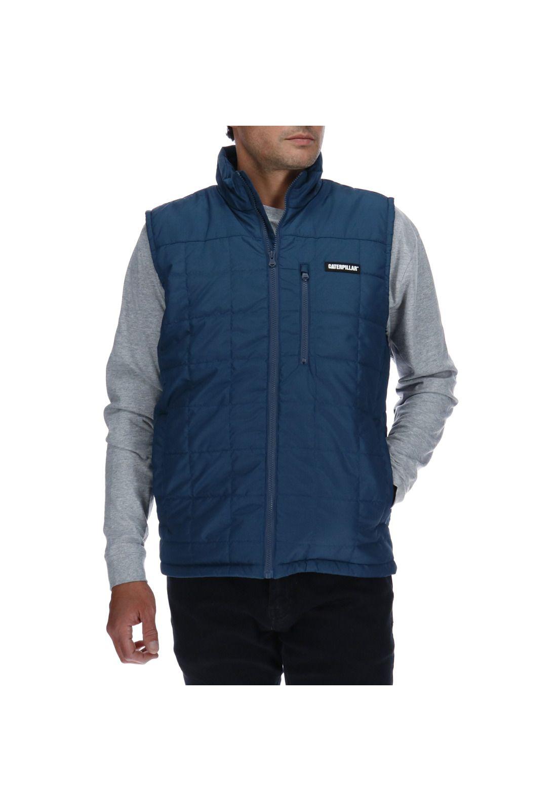 Parka Sm Hombre Foundation Synthetic Vest Nylon Azul Petróleo-0
