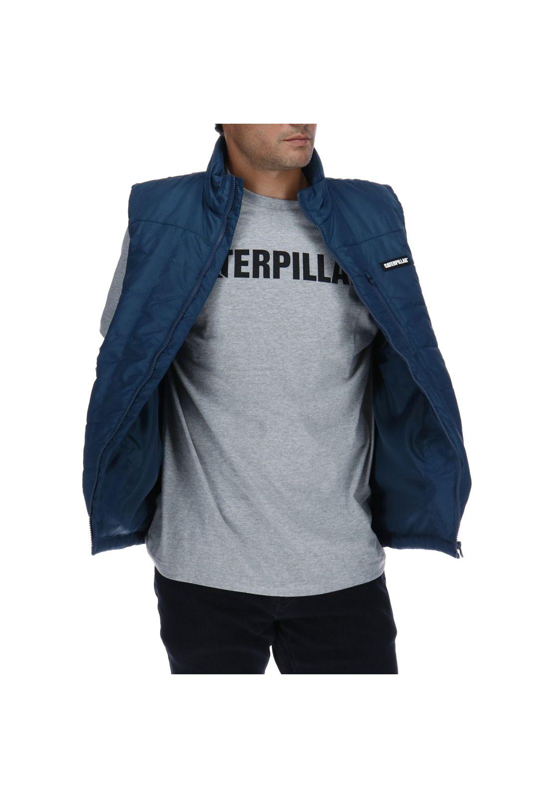 Parka Sm Hombre Foundation Synthetic Vest Nylon Azul Petróleo-3