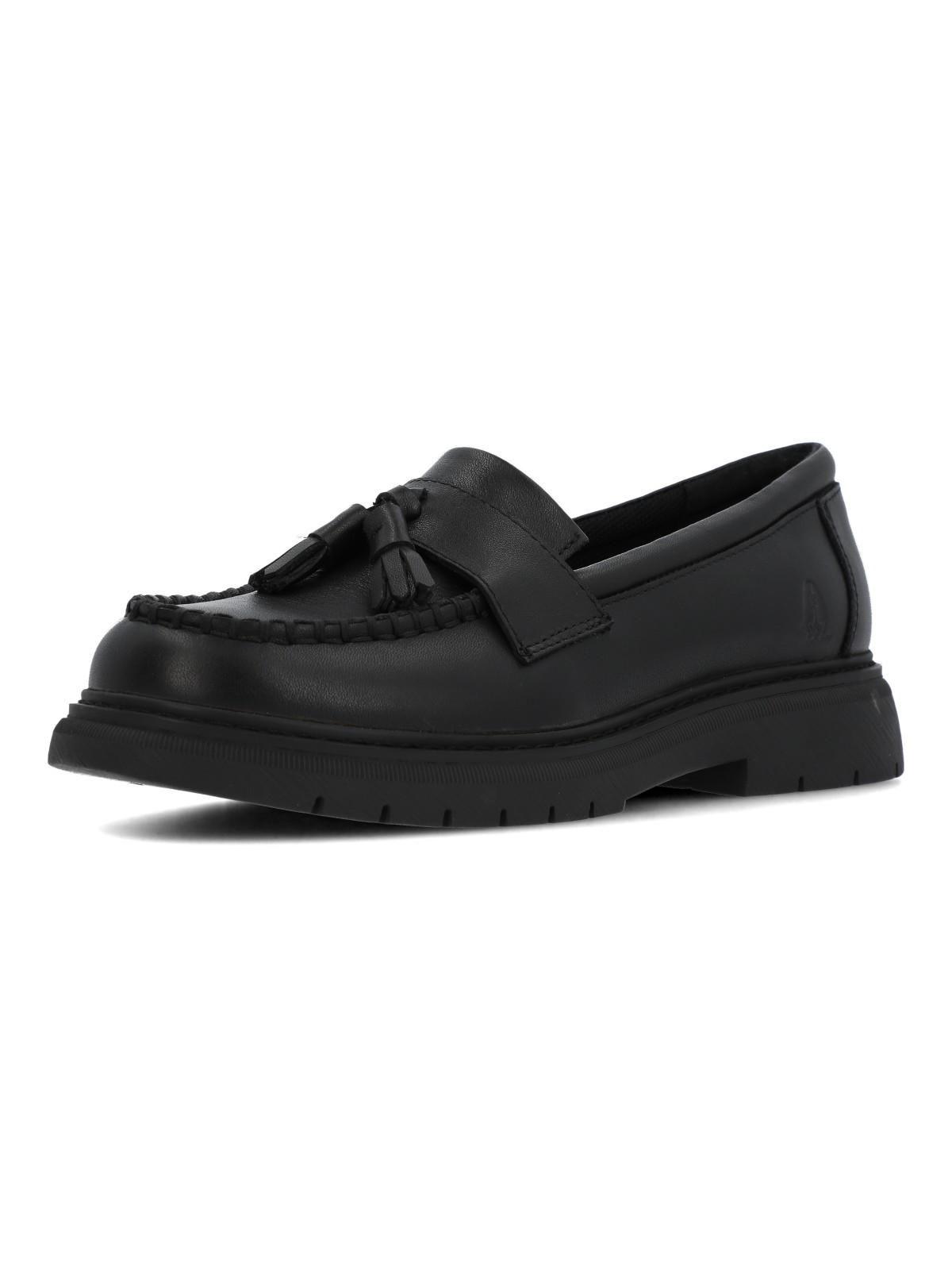 Mocasin Escolar Cuero Niña Acorn Negro-4