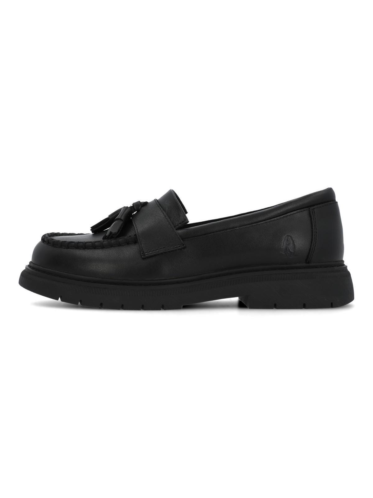 Mocasin Escolar Cuero Niña Acorn Negro-5
