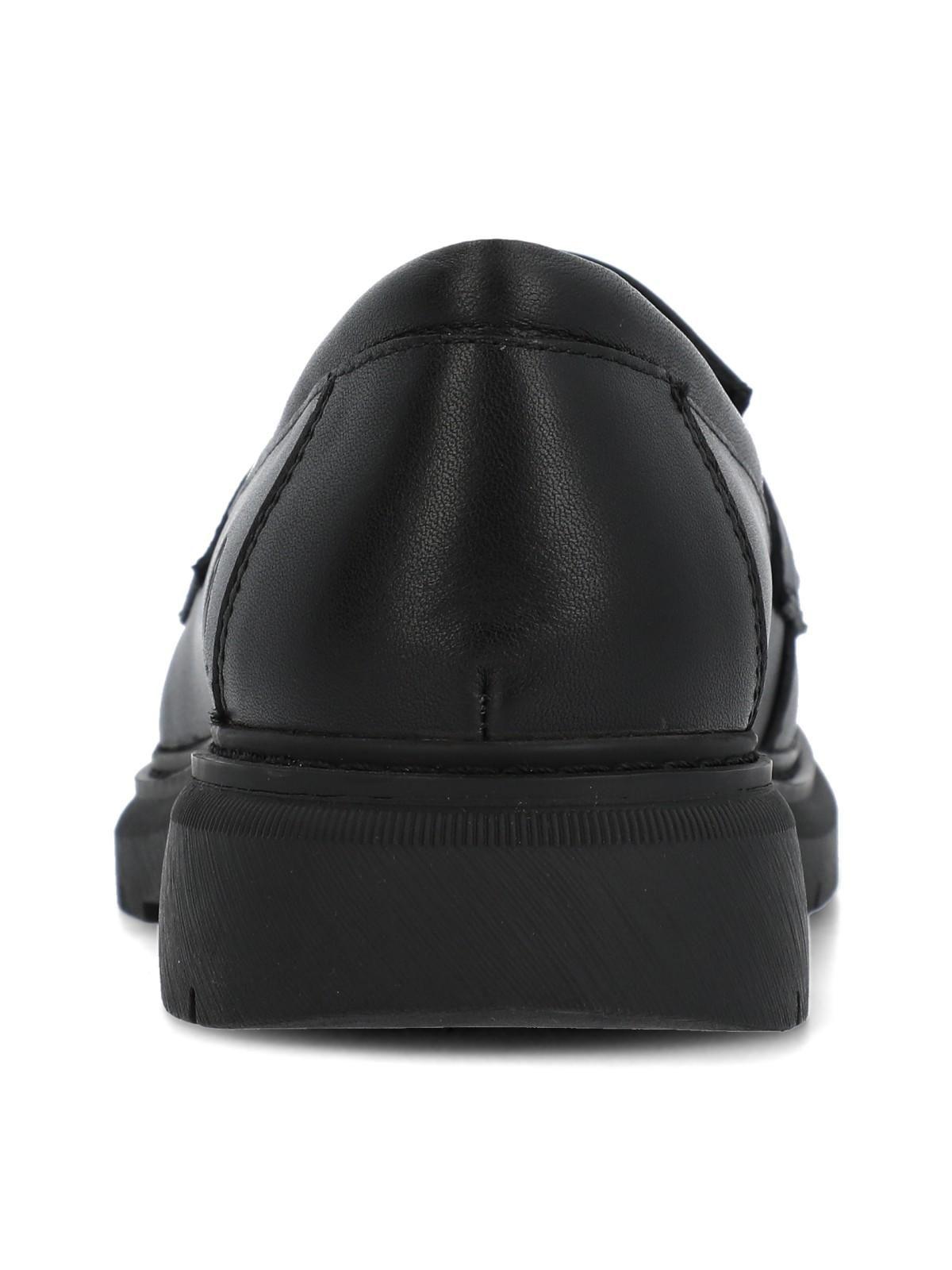 Mocasin Escolar Cuero Niña Acorn Negro-6