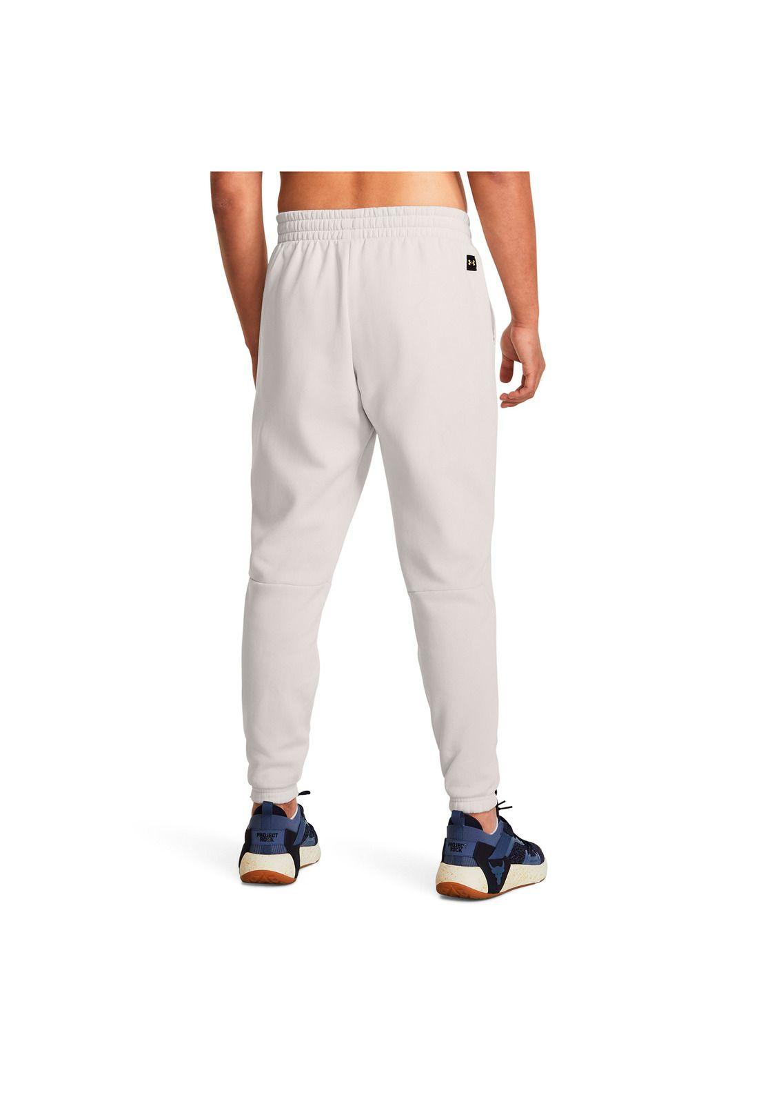 Pantalón Train Fleece Project Rock Blanco Hombre-4