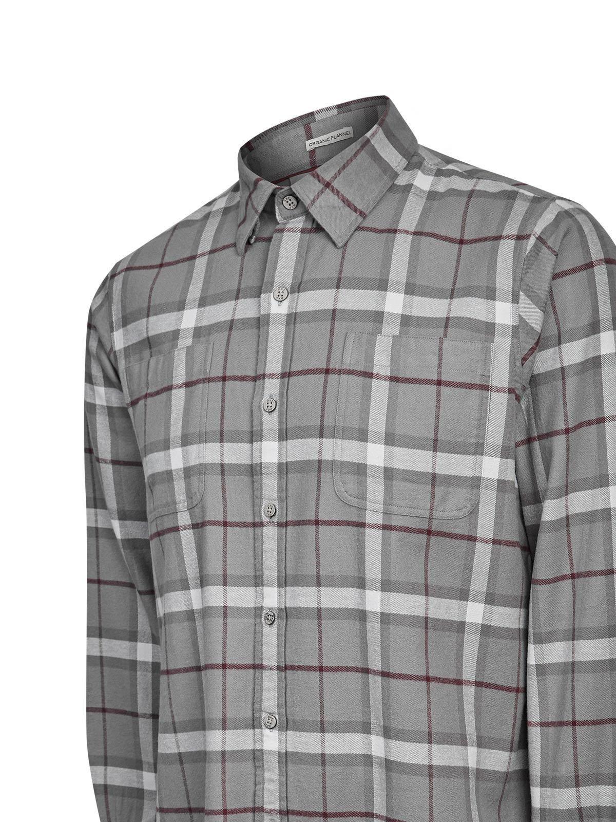 Camisa Algodón Orgánico Hombre Padua Gris-3