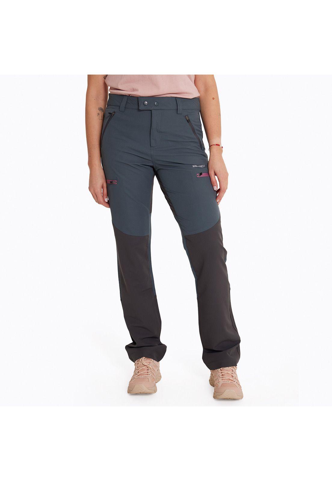Pantalón Mujer Mad Gris/Azul-0