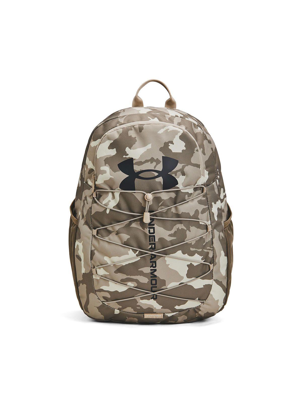 Mochila deportiva unisex UA Hustle Café-0