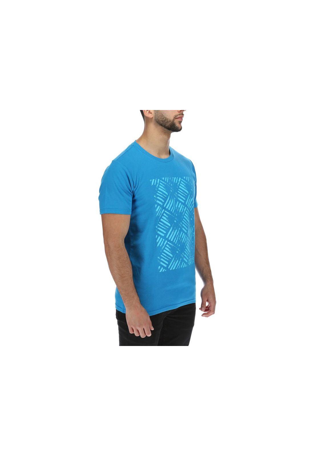Polera M/C  Hombre Square Burdeo-3