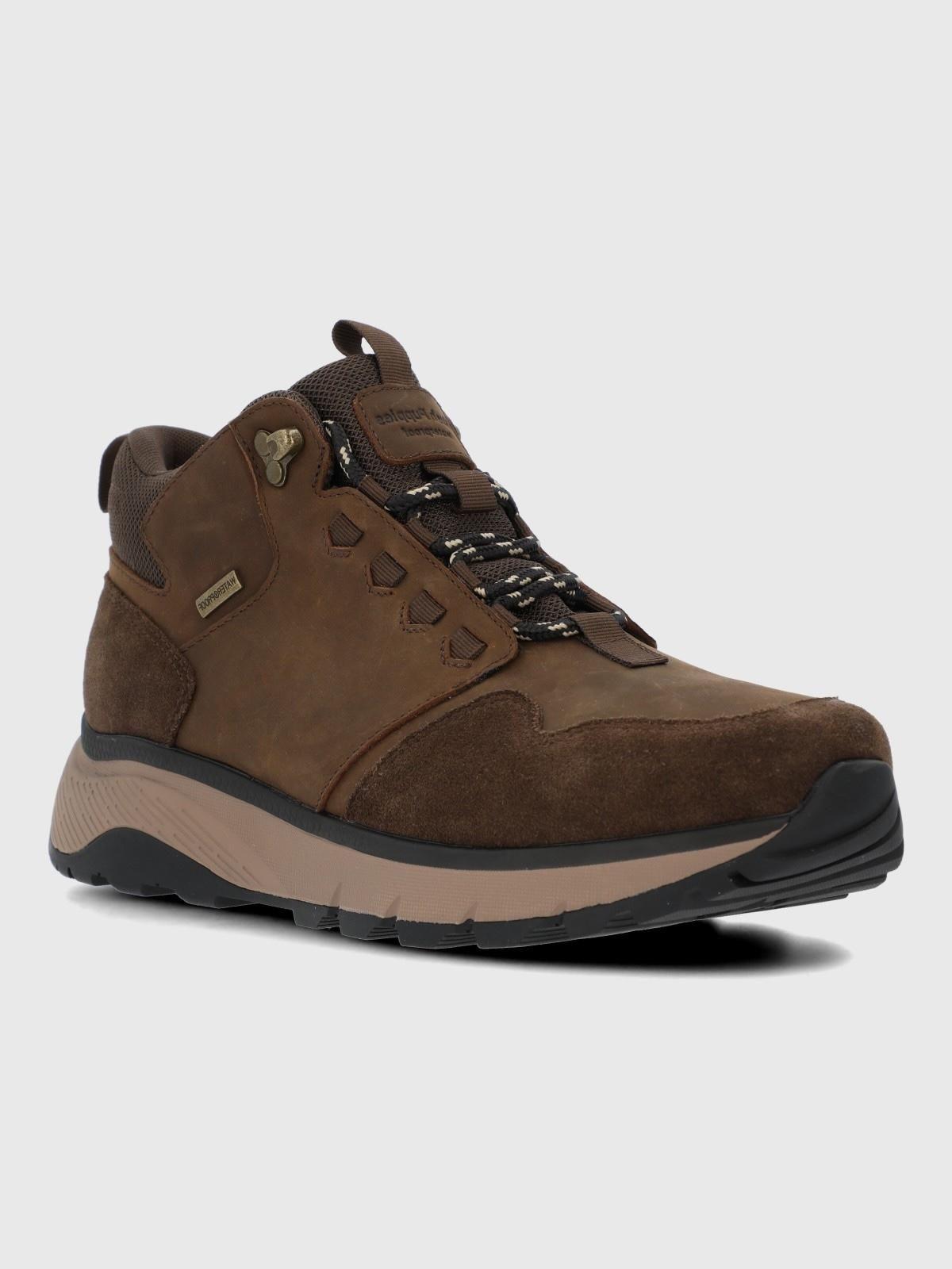 Botin Cuero Hombre Gavier Café-0