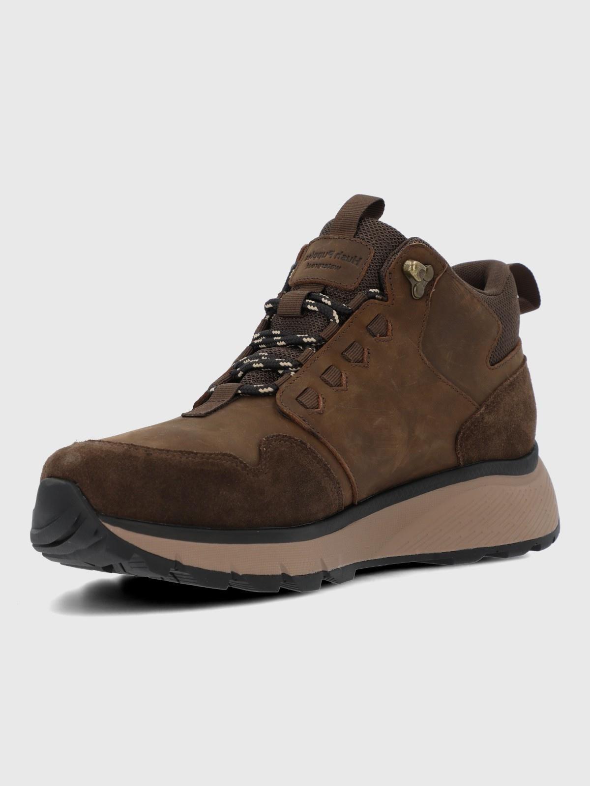 Botin Cuero Hombre Gavier Café-5
