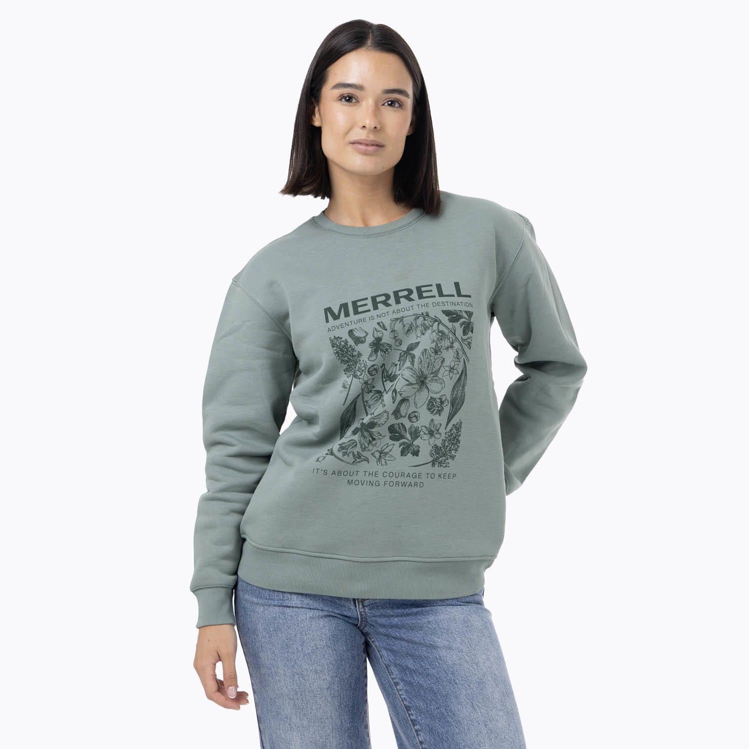 Polerón Mujer Cotton Bloom Verde-0