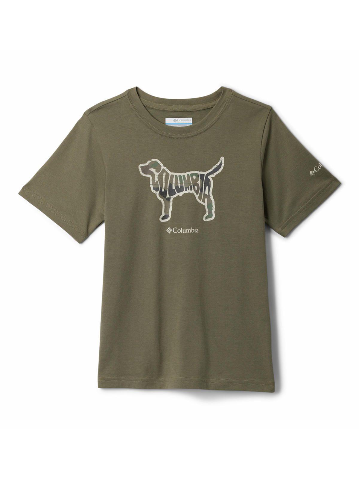 Polera Manga Corta Niño Valley Creek Verde-0