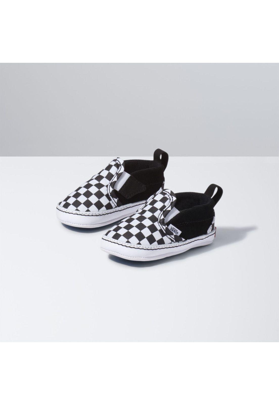 Zapatilla Niño Slip-On V Crib (Checker) Black-0
