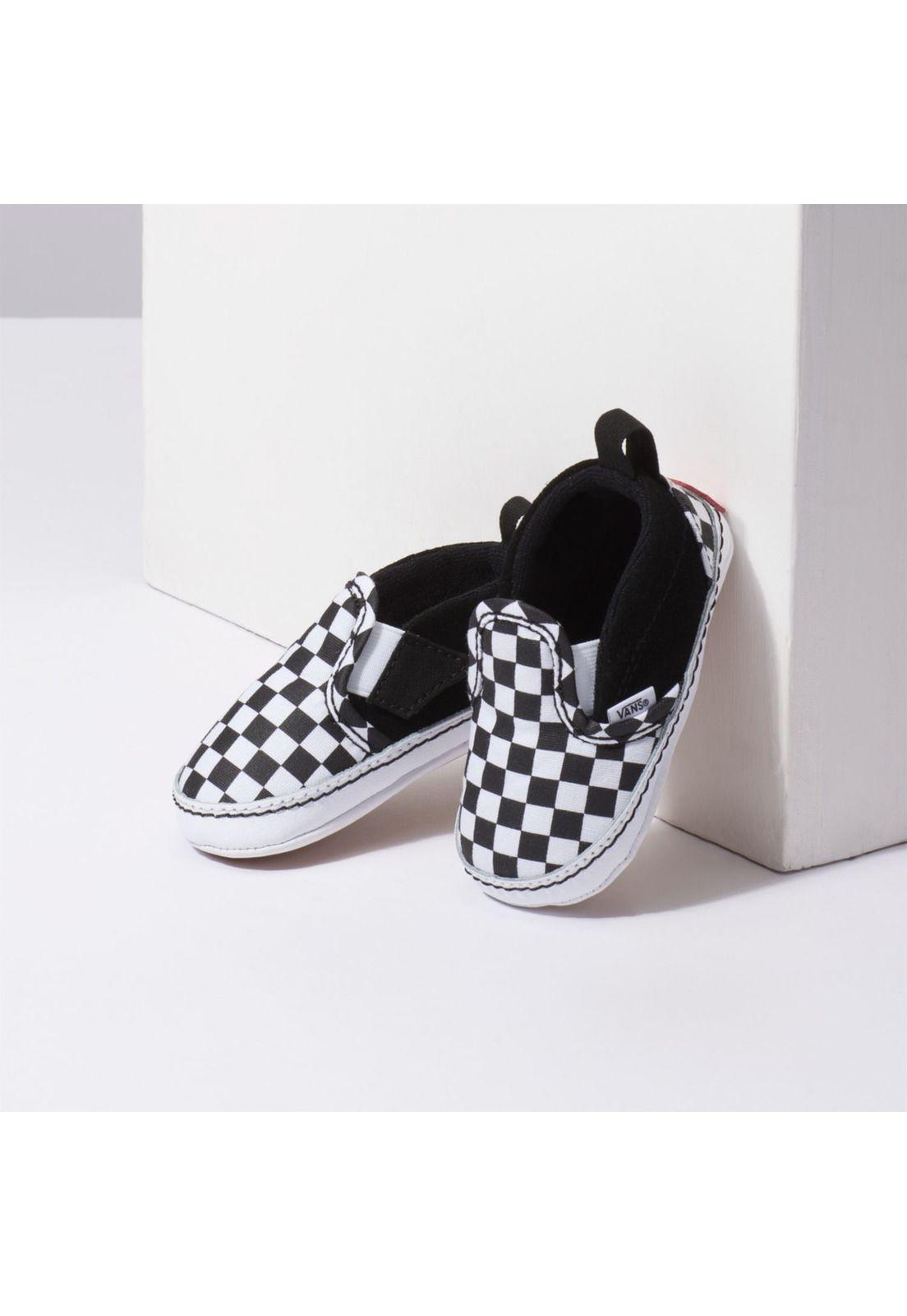 Zapatilla Niño Slip-On V Crib (Checker) Black-3