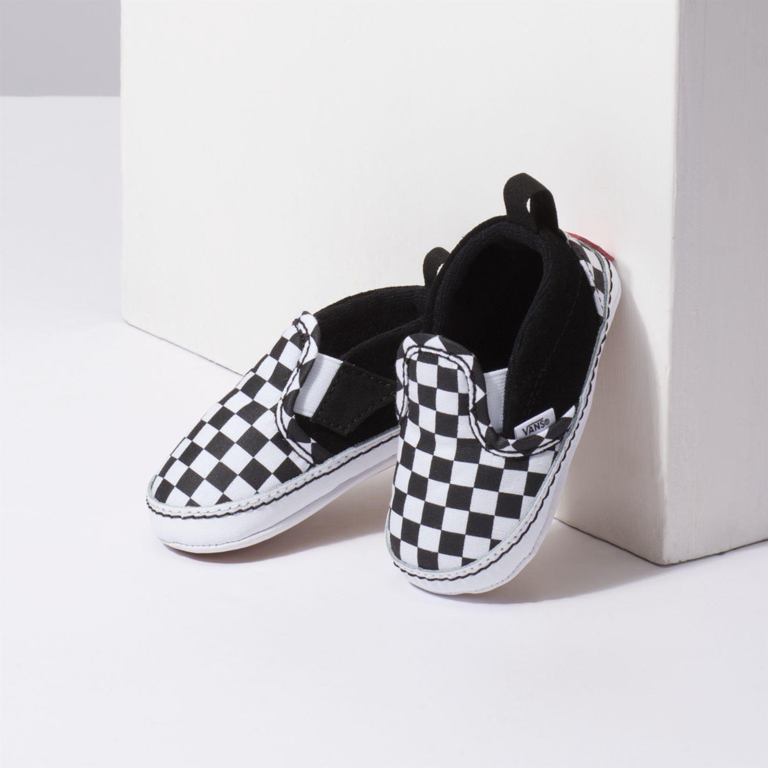 Zapatilla Niño Slip-On V Crib (Checker) Black-3
