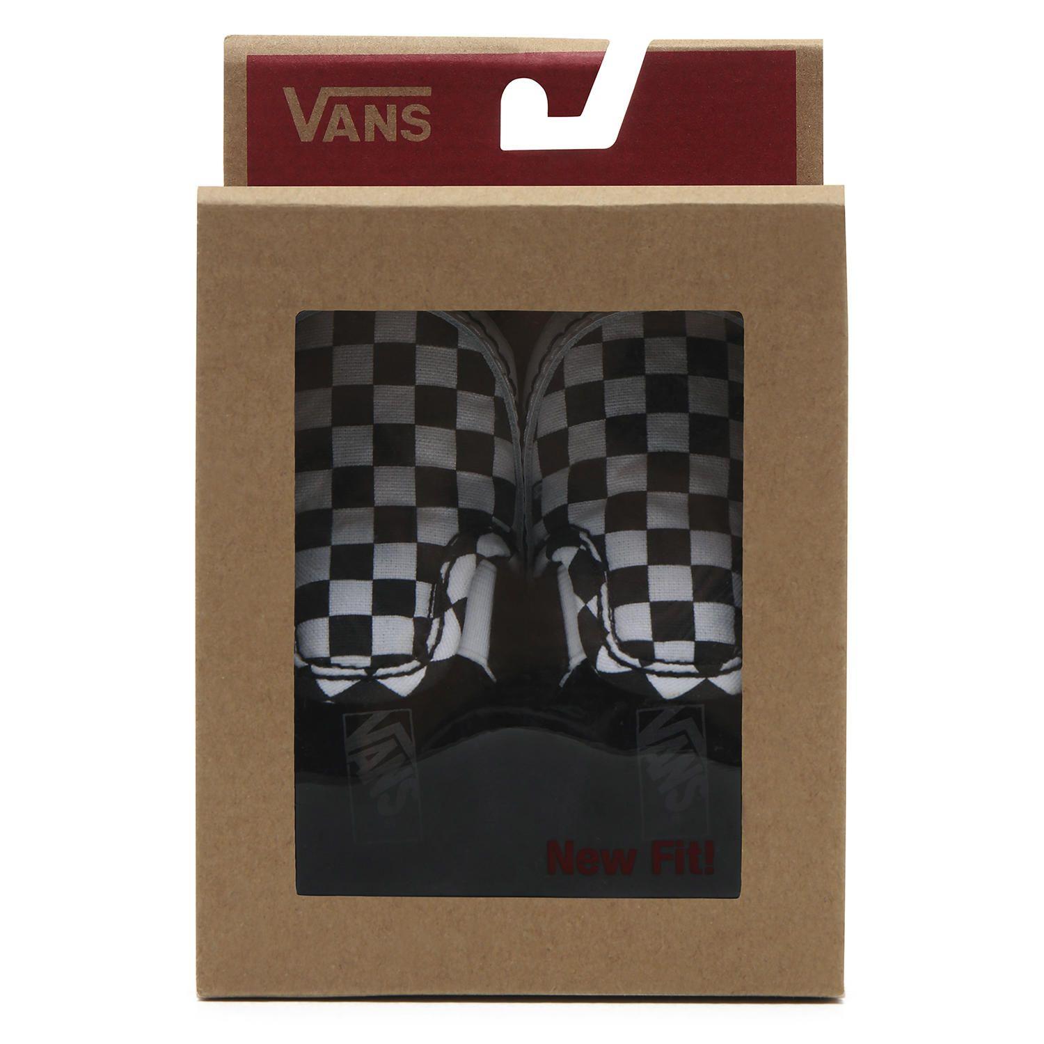 Zapatilla Niño Slip-On V Crib (Checker) Black-9