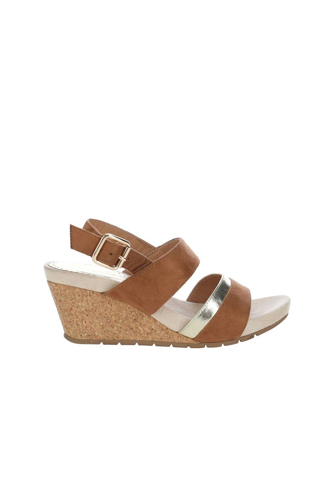 Sandalia Mujer Hamm Café-0