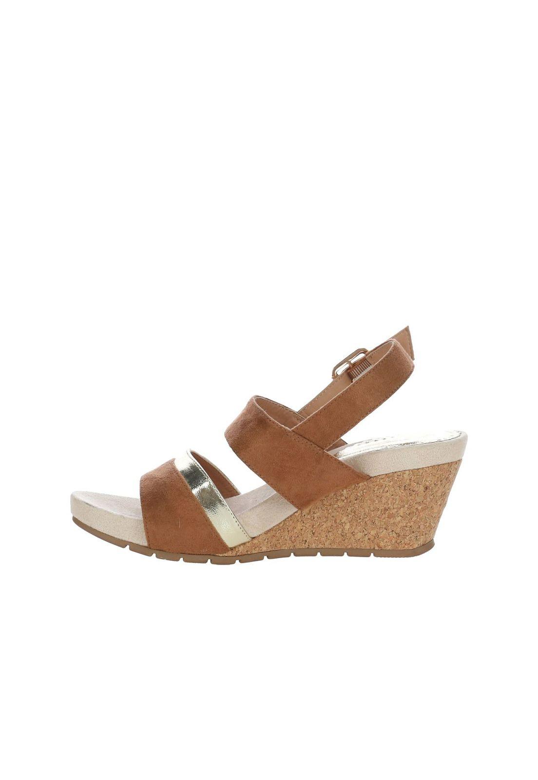 Sandalia Mujer Hamm Café-4