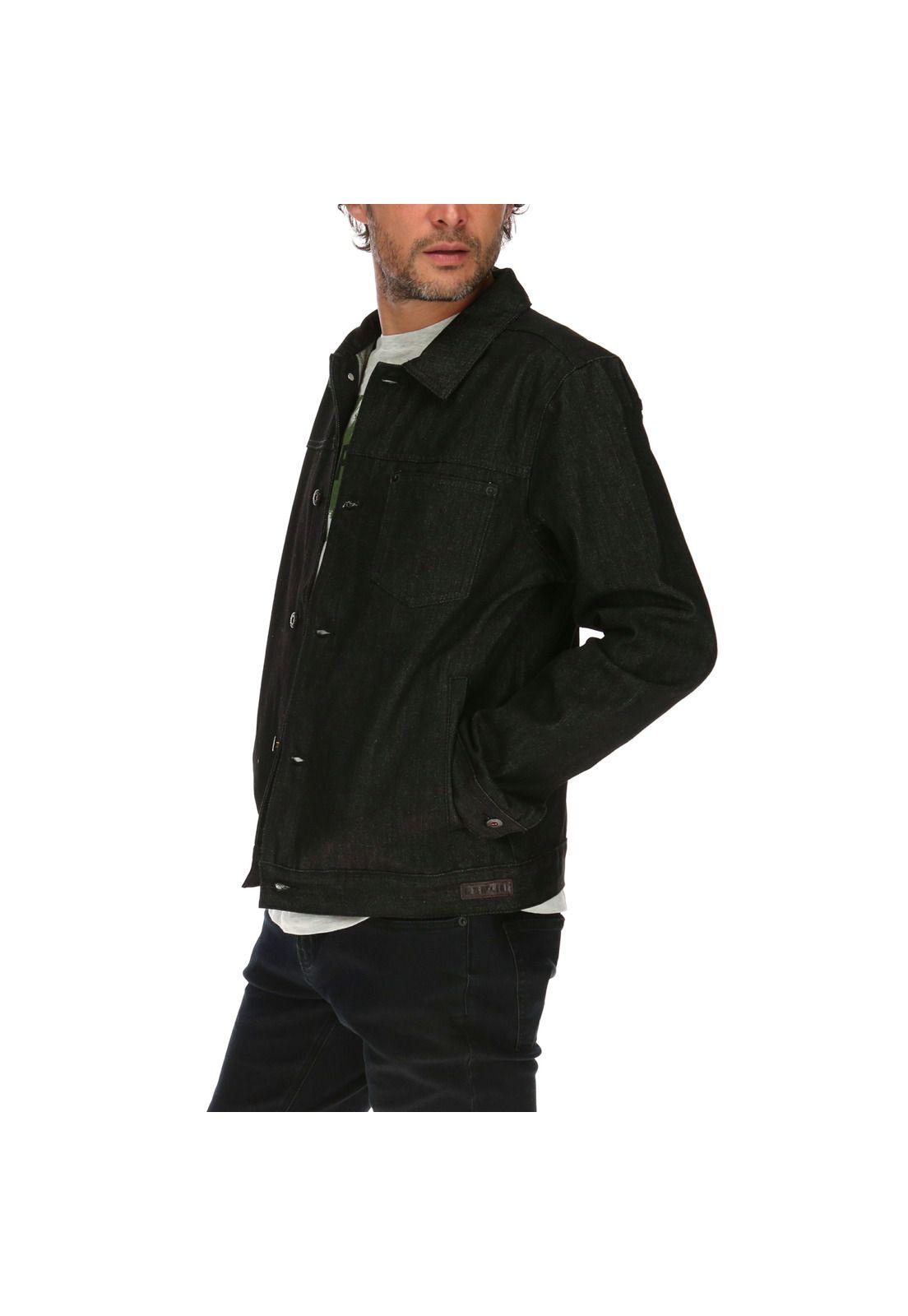 Chaqueta Hombre Foundation Denim Negro-2