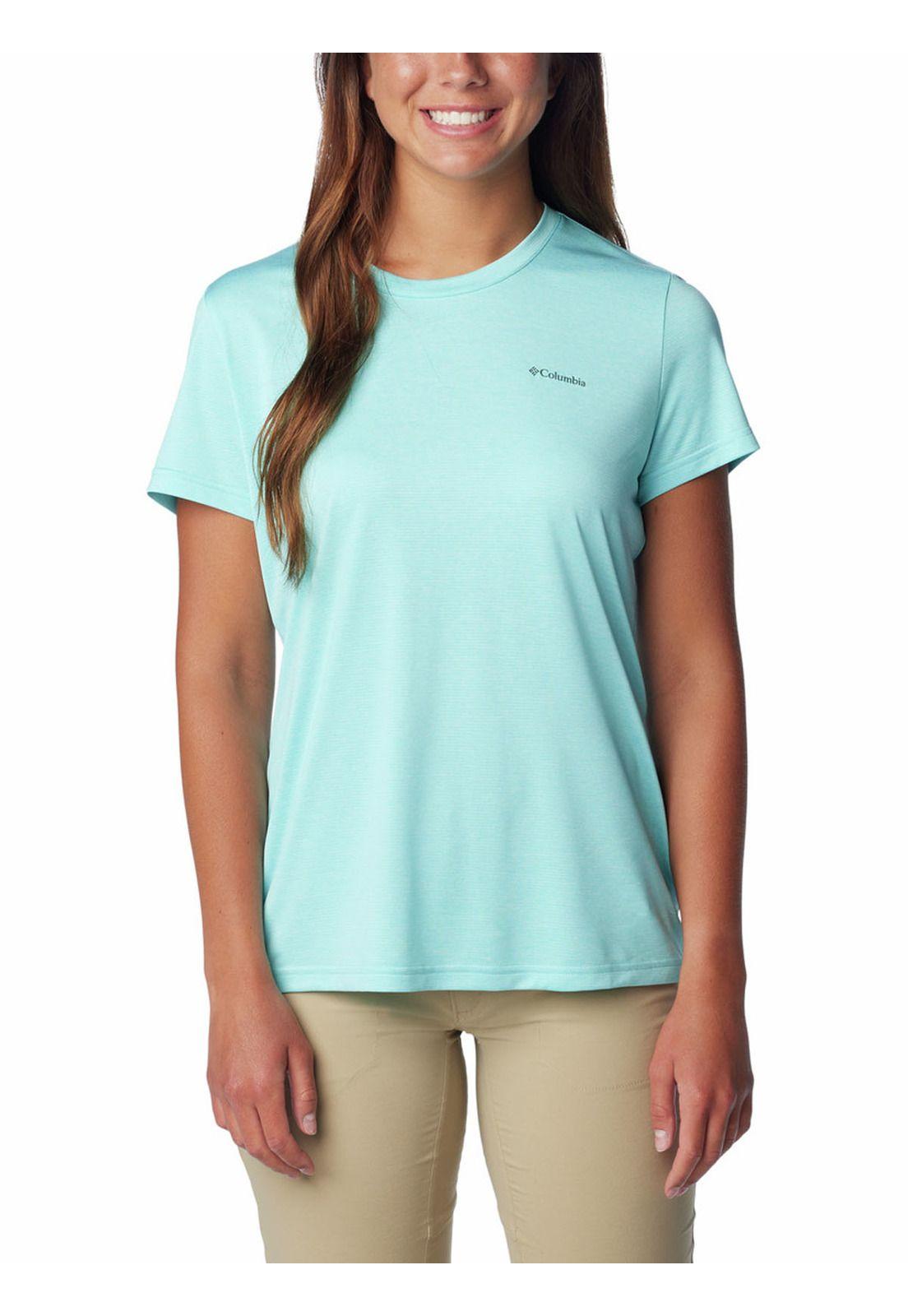 Polera Mujer Hike Crew Celeste-0