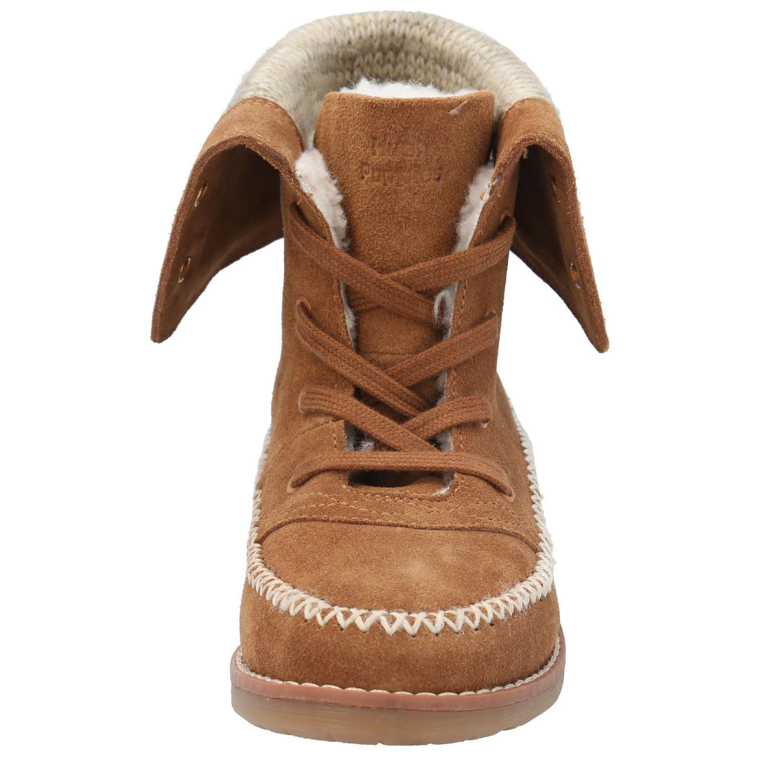 Botín Cuero Niña Shalma Café-3