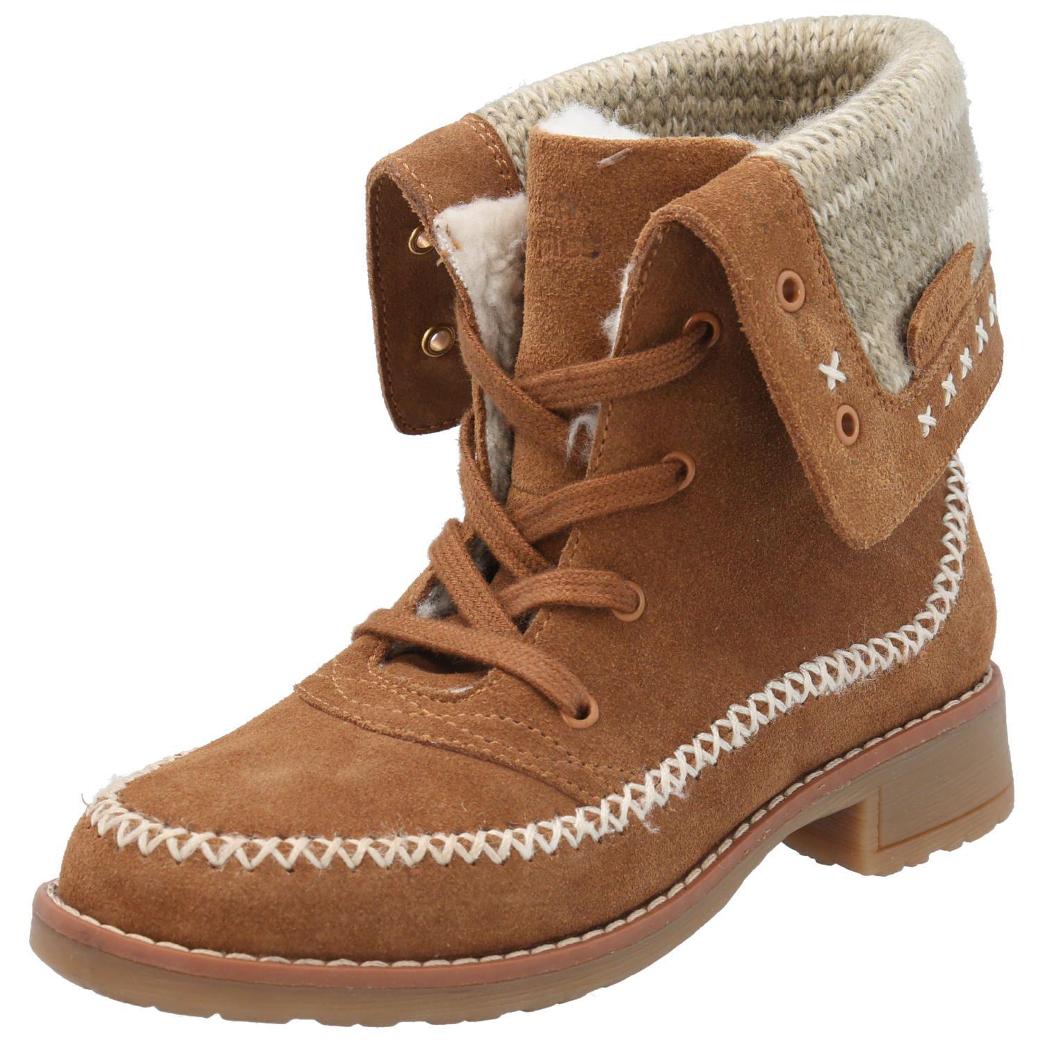 Botín Cuero Niña Shalma Café-4