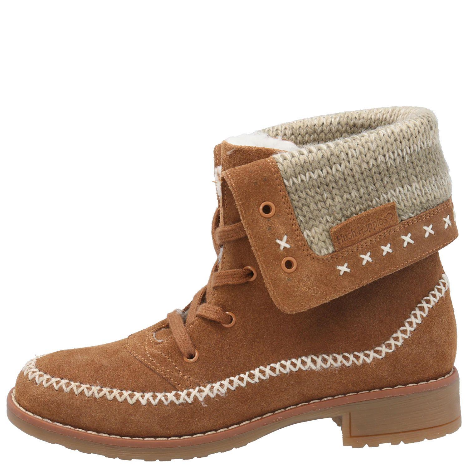 Botín Cuero Niña Shalma Café-5