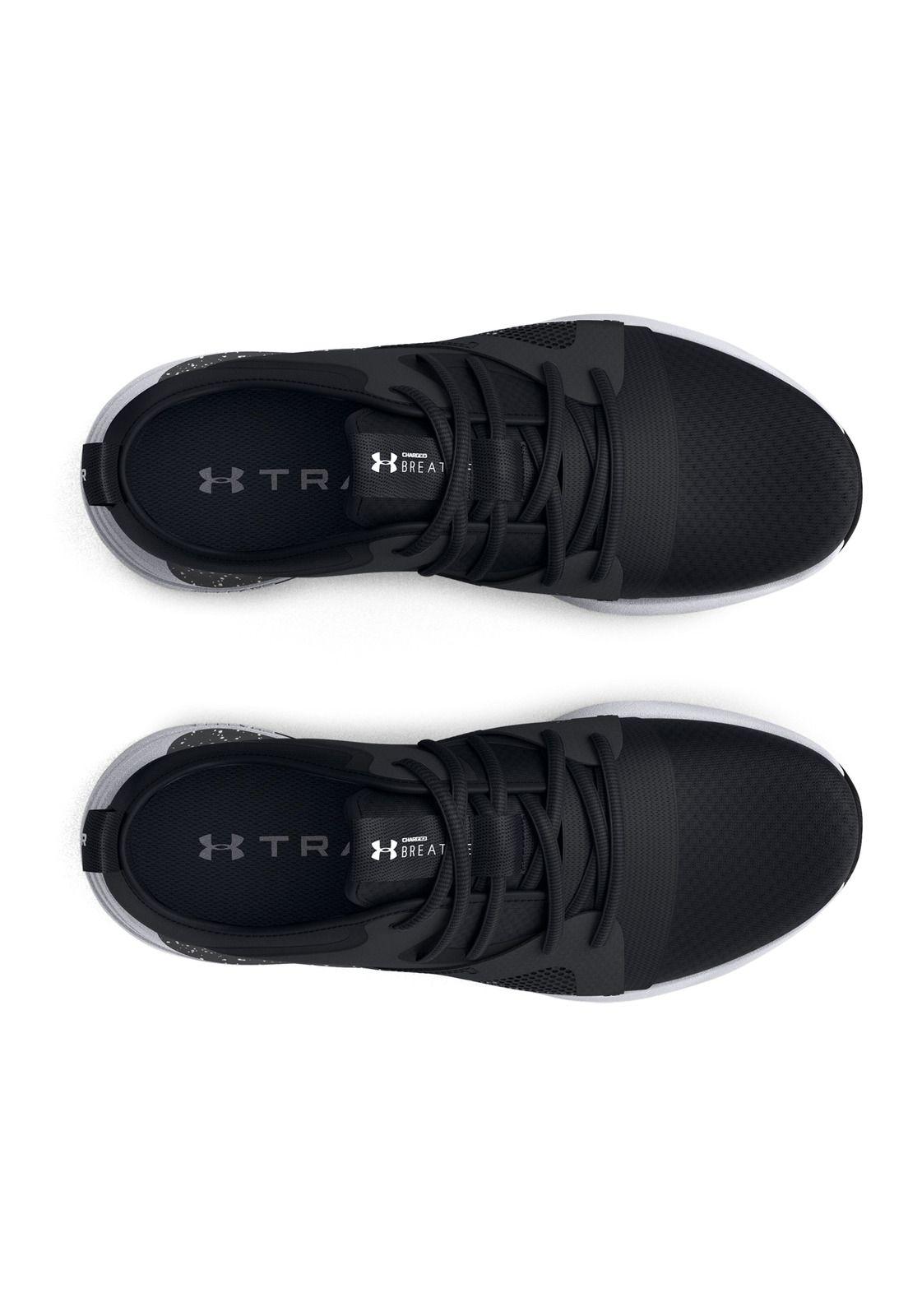 Zapatillas UA Charged Breathe Lace TR para mujer Negro-4