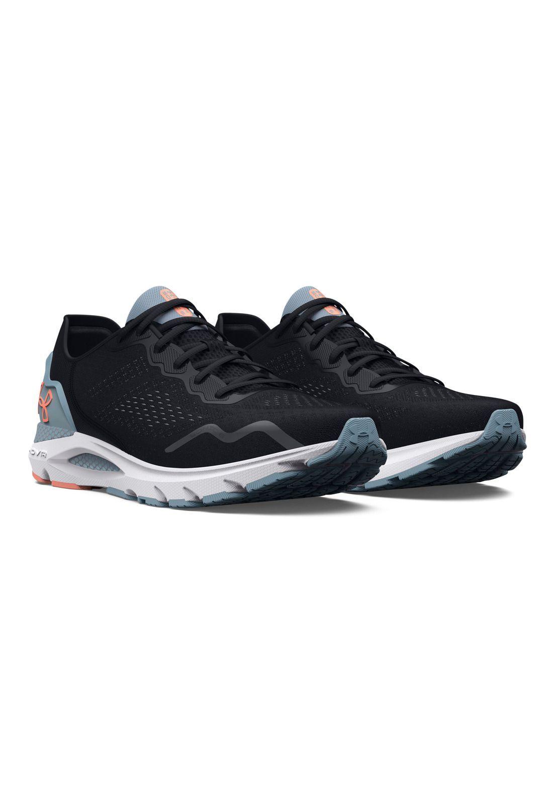 Zapatilla run UA HOVR Sonic 6 mujer Negro-5