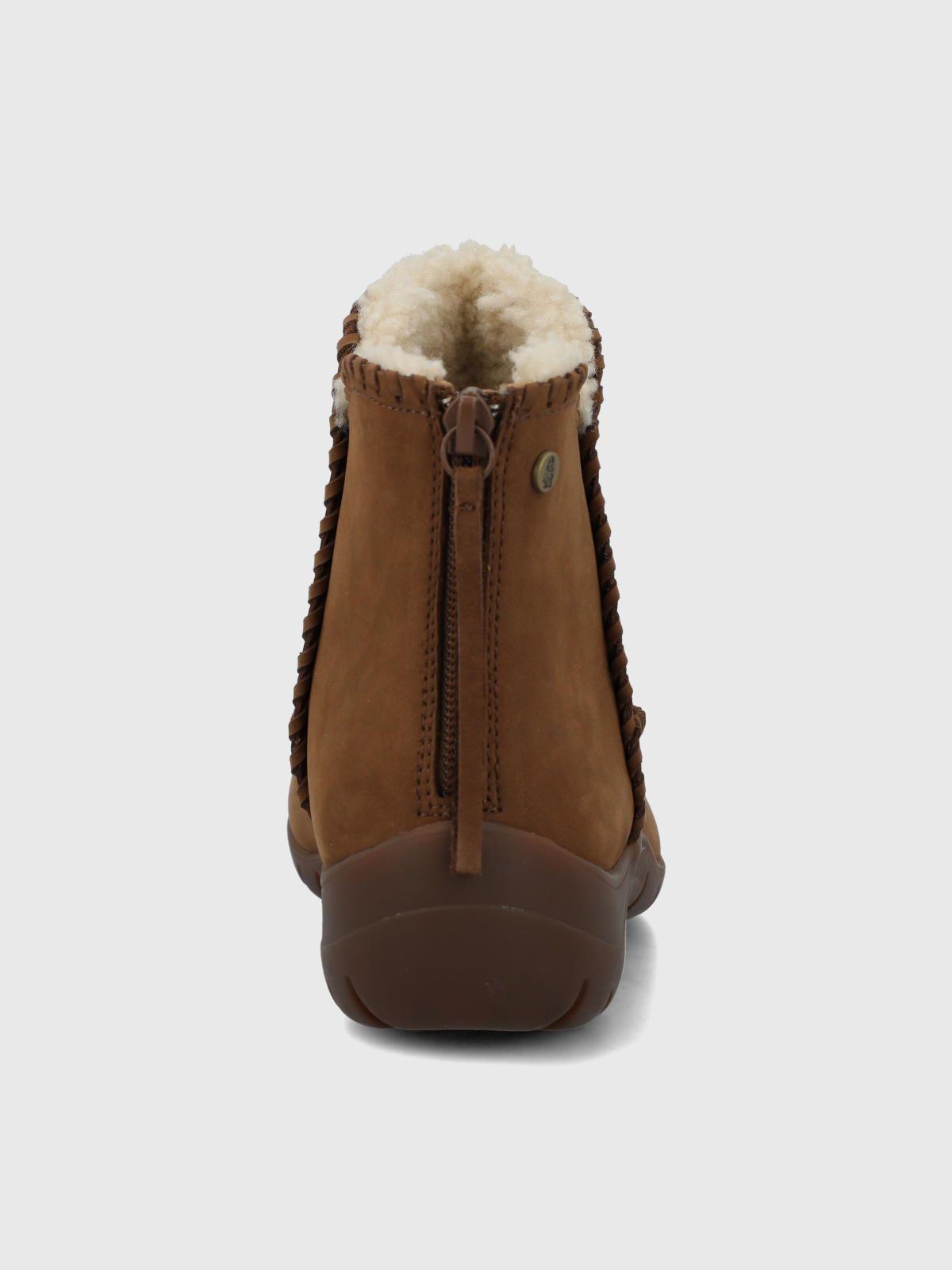 Botin Cuero Mujer Orla Café-6