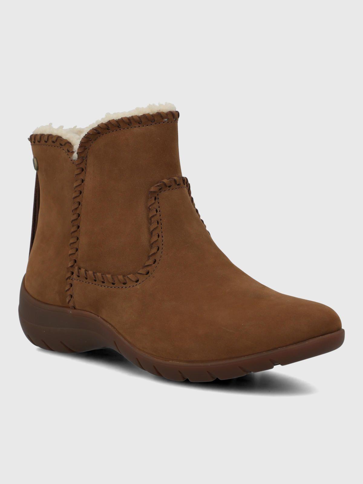 Botin Cuero Mujer Orla Café-0