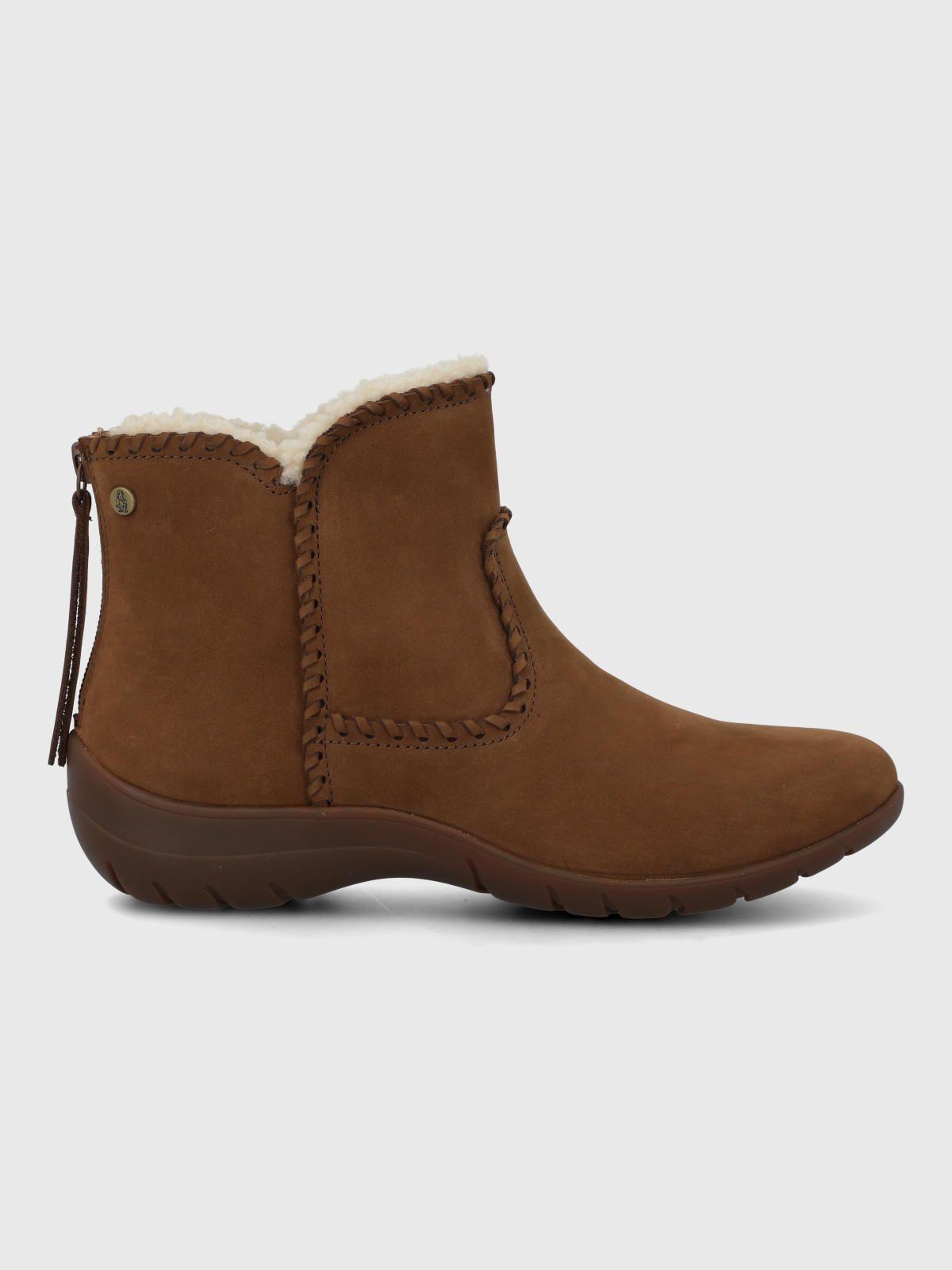 Botin Cuero Mujer Orla Café-1