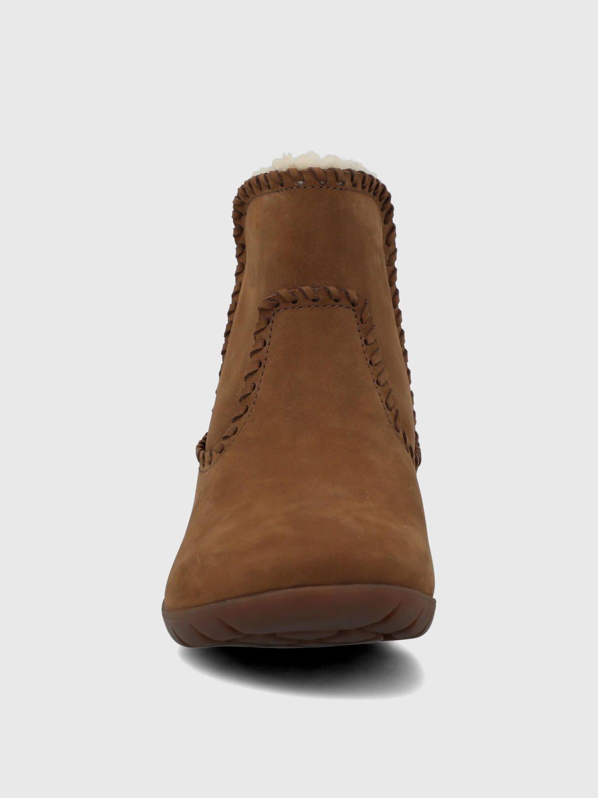 Botin Cuero Mujer Orla Café-3