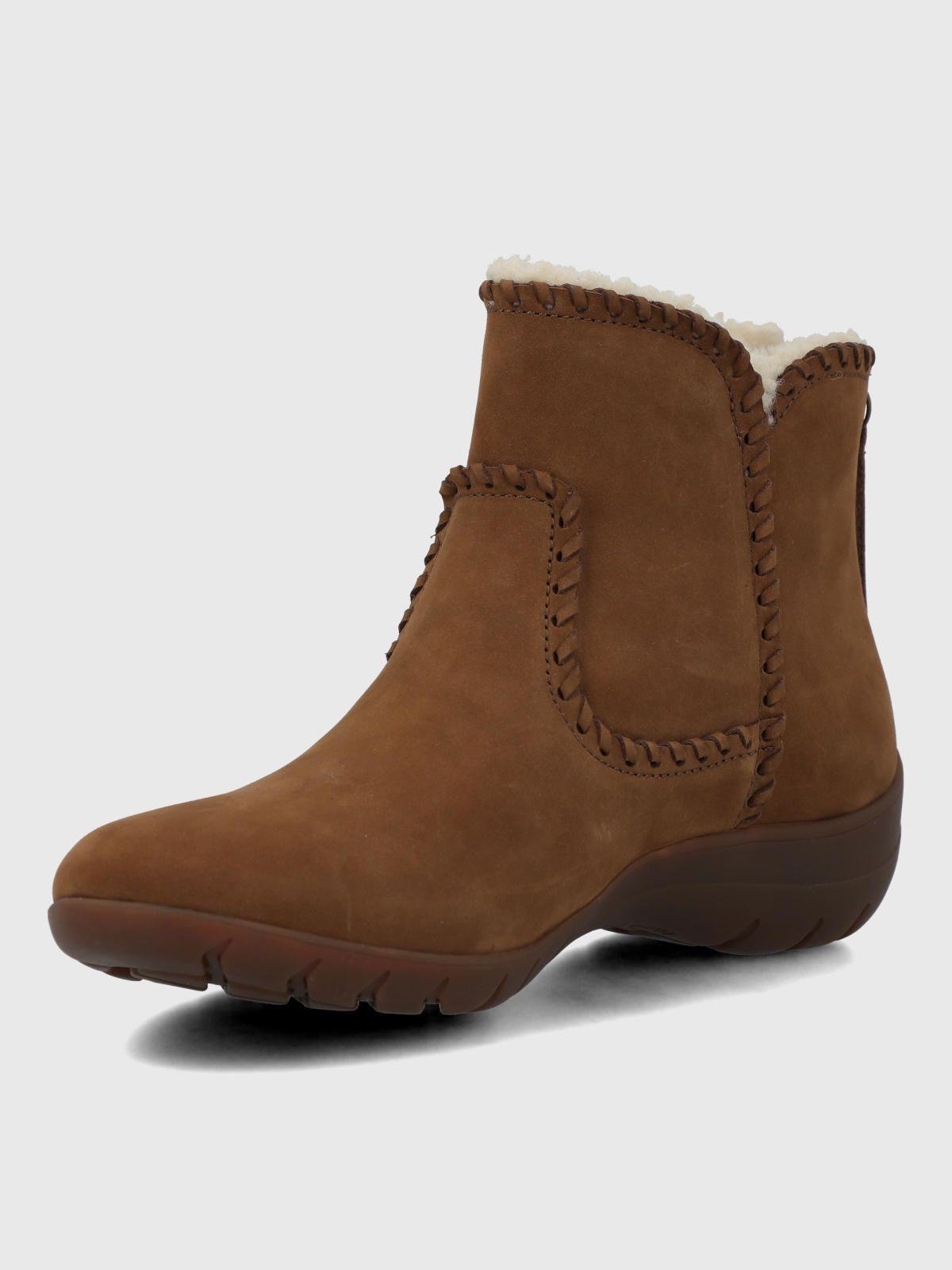 Botin Cuero Mujer Orla Café-5