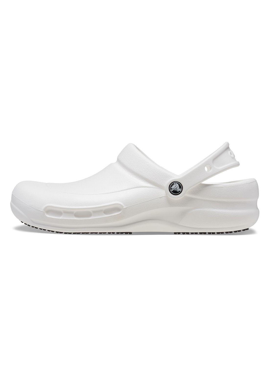 Zueco Crocs Mujer Bistro Work Clog Blanco-1