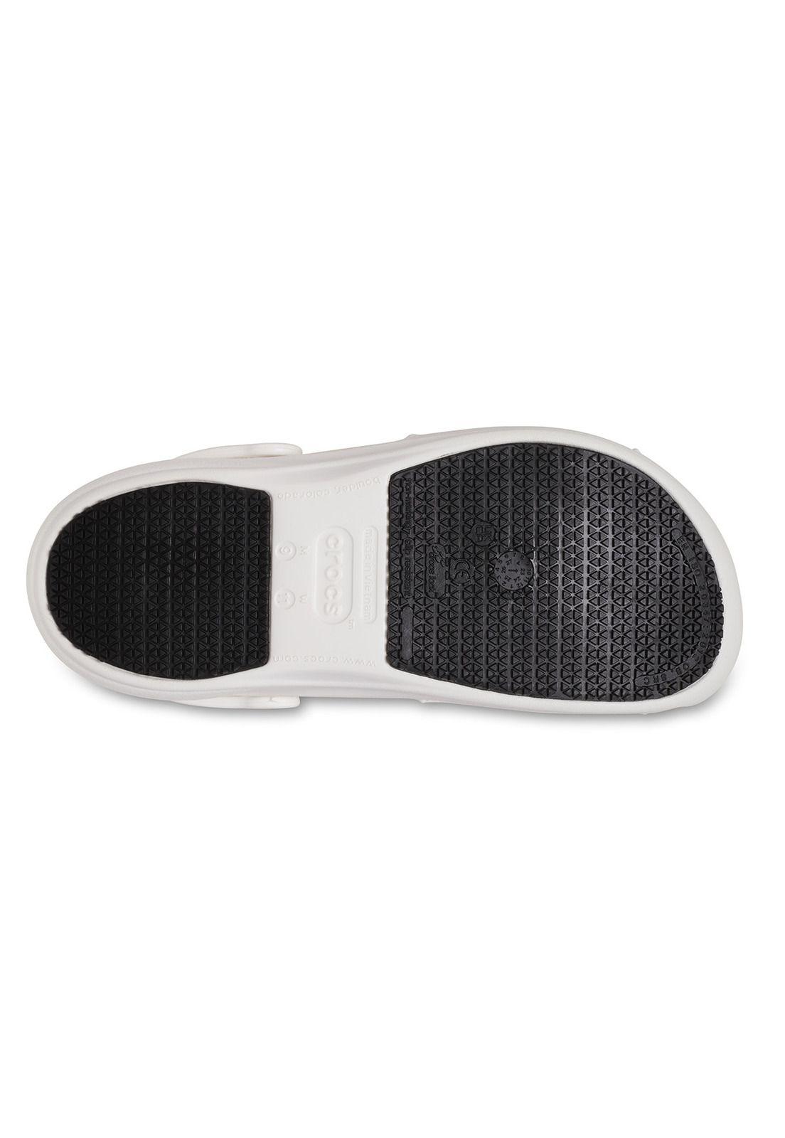 Zueco Crocs Mujer Bistro Work Clog Blanco-5