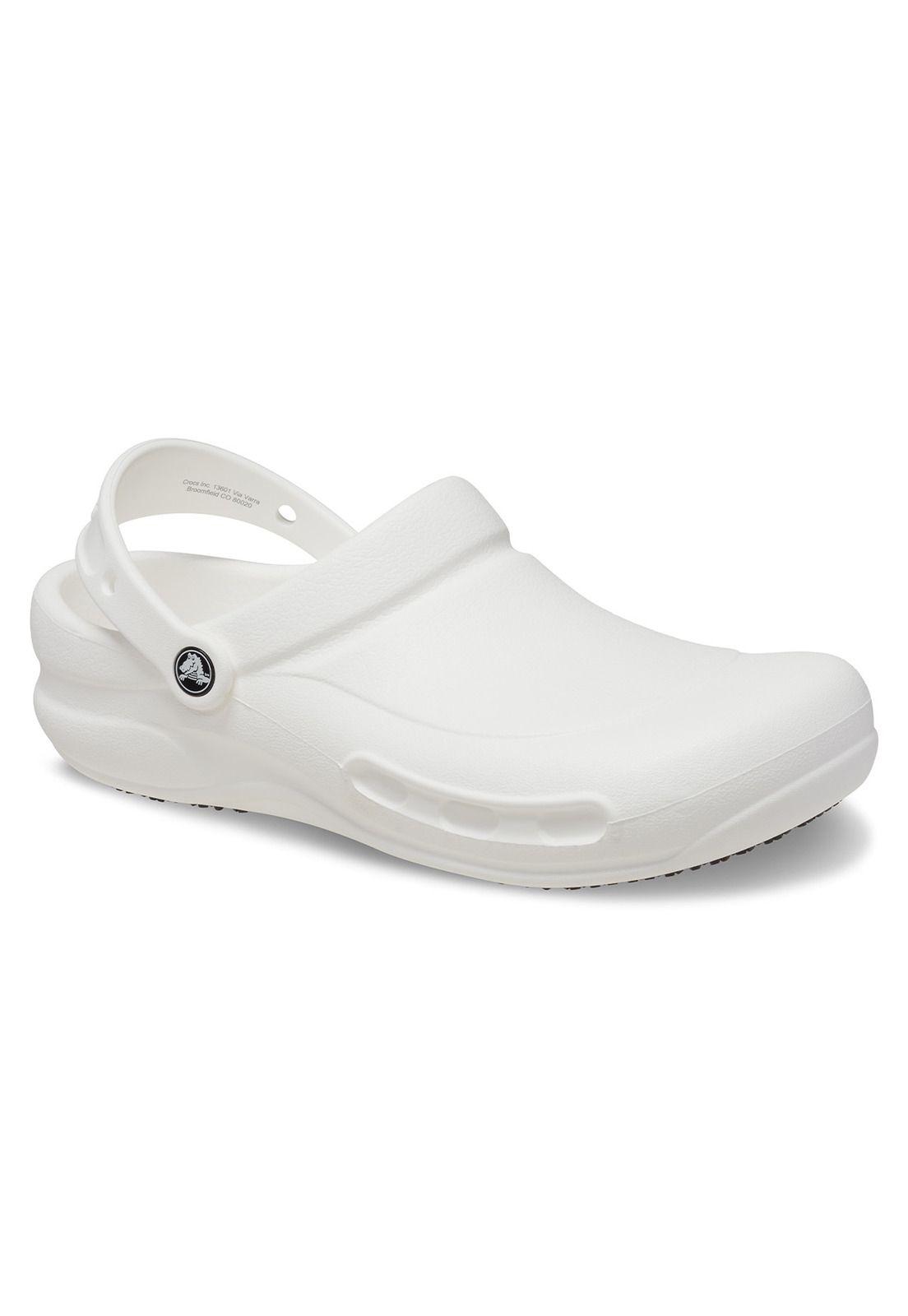 Zueco Crocs Mujer Bistro Work Clog Blanco-6