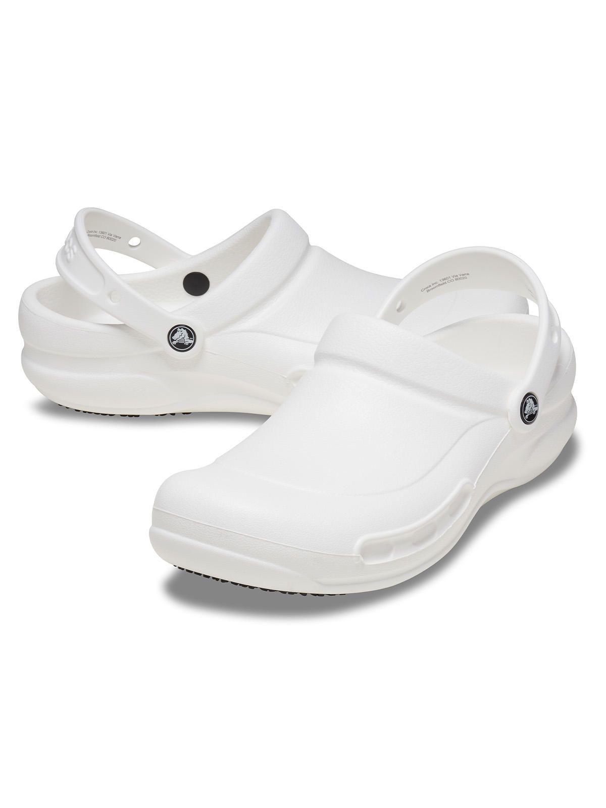 Zapato Zueco Crocs Work Bistro Blanco Unisex-3