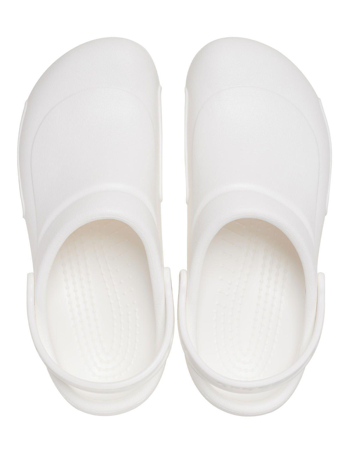 Zapato Zueco Crocs Work Bistro Blanco Unisex-4