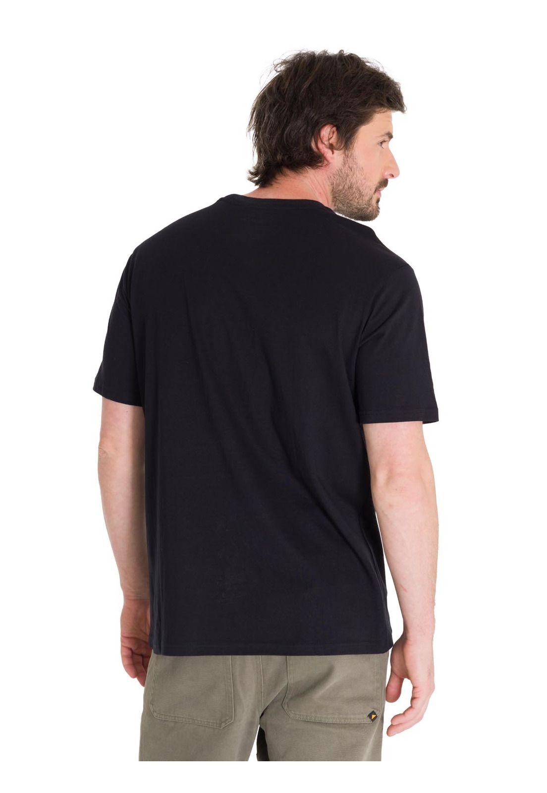 Polera Casual Projects Graphic 1 Hombre Negra-3