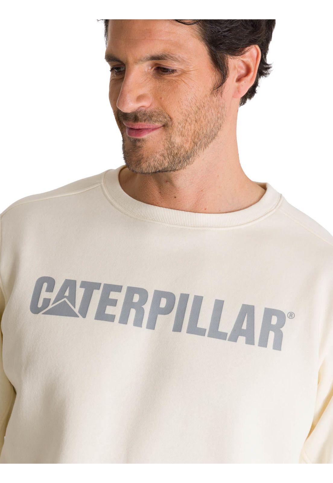 Polerón Crewneck Hombre Logo Blanco-4