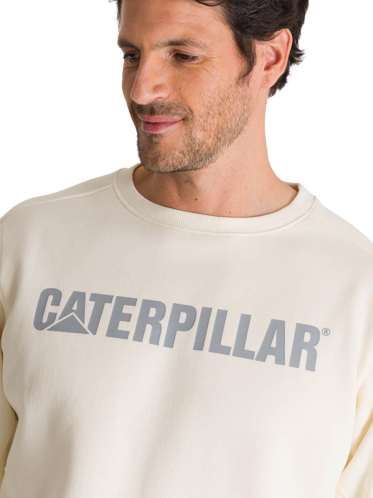 Polerón Crewneck Hombre Logo Blanco-4