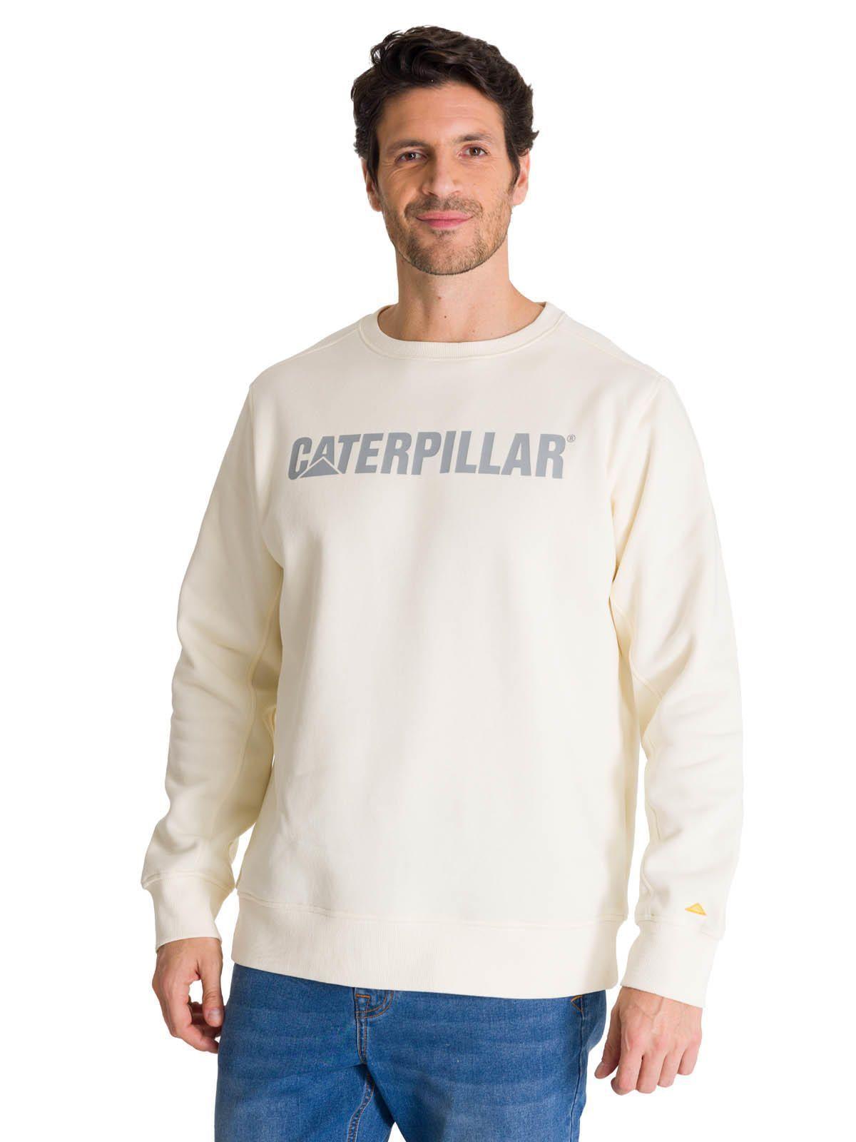 Polerón Crewneck Hombre Logo Blanco-0