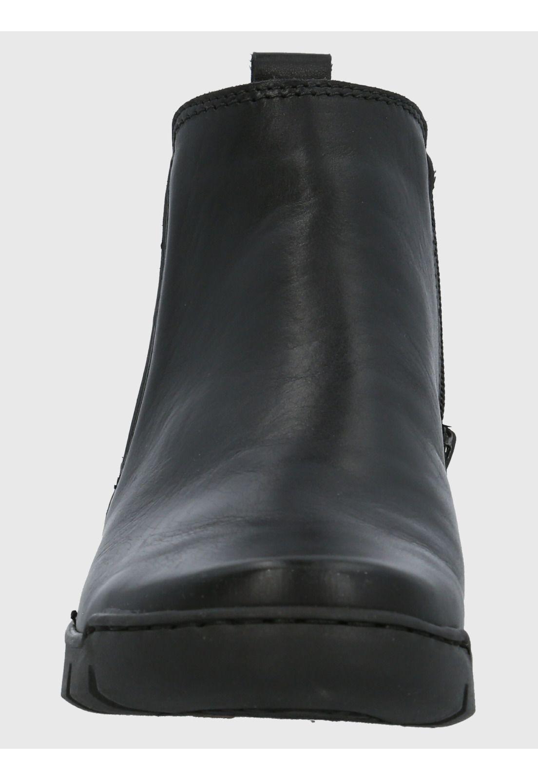 Botín Cuero Mujer Ray Negro-3