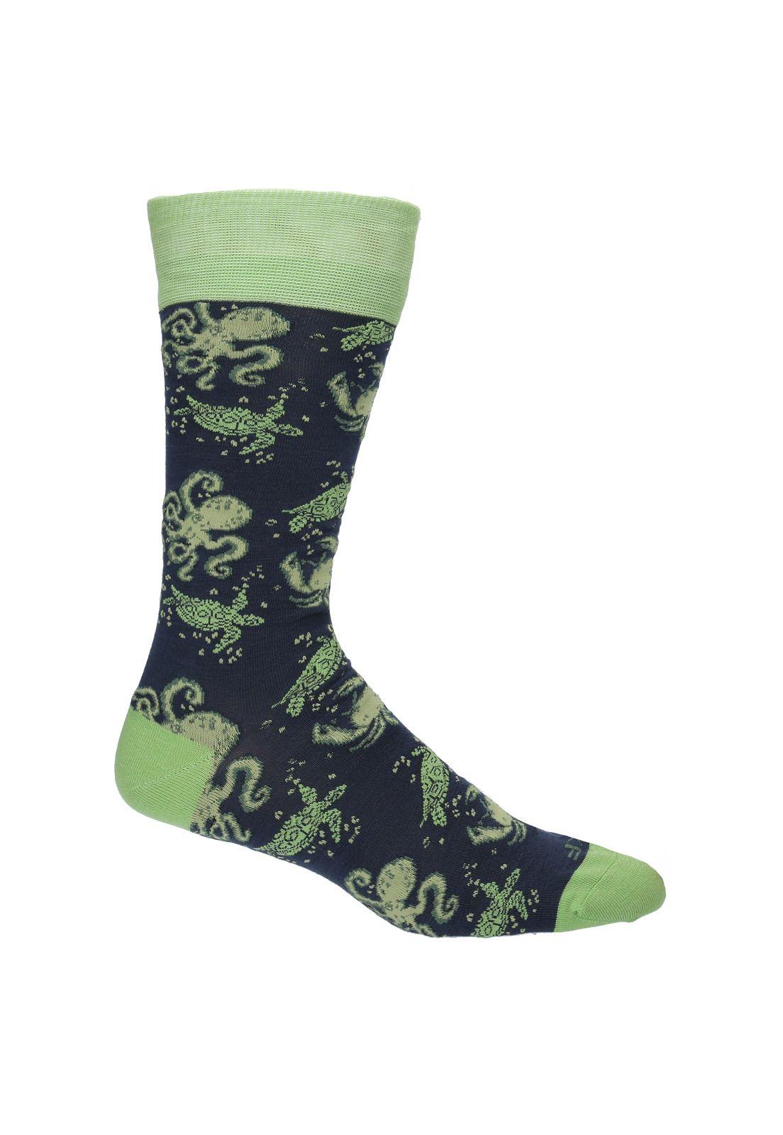 Calcetín Bambú Hombre Pack Sea Multicolor-1