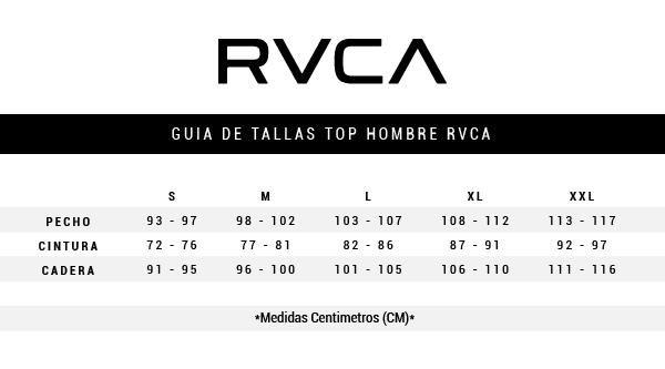Polera Manga Corta Hombre Big RVCA Celeste-2