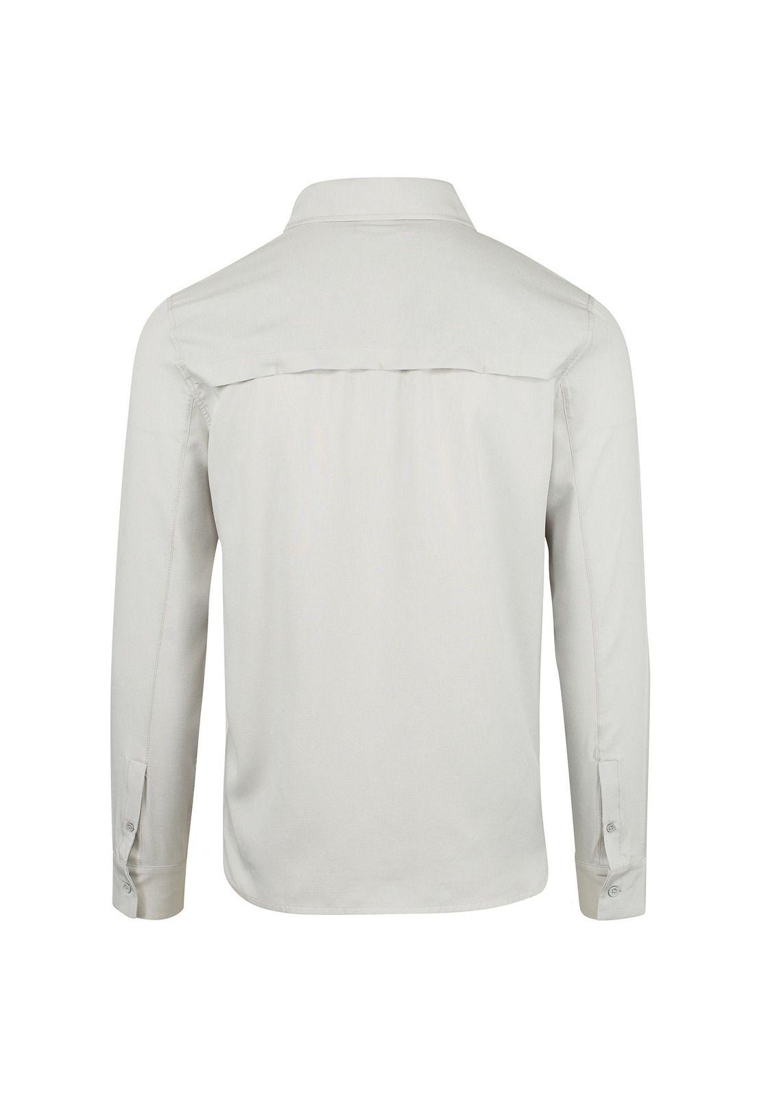 Camisa Hombre M/L Entrada Iii Ls Button-Down Gris-1