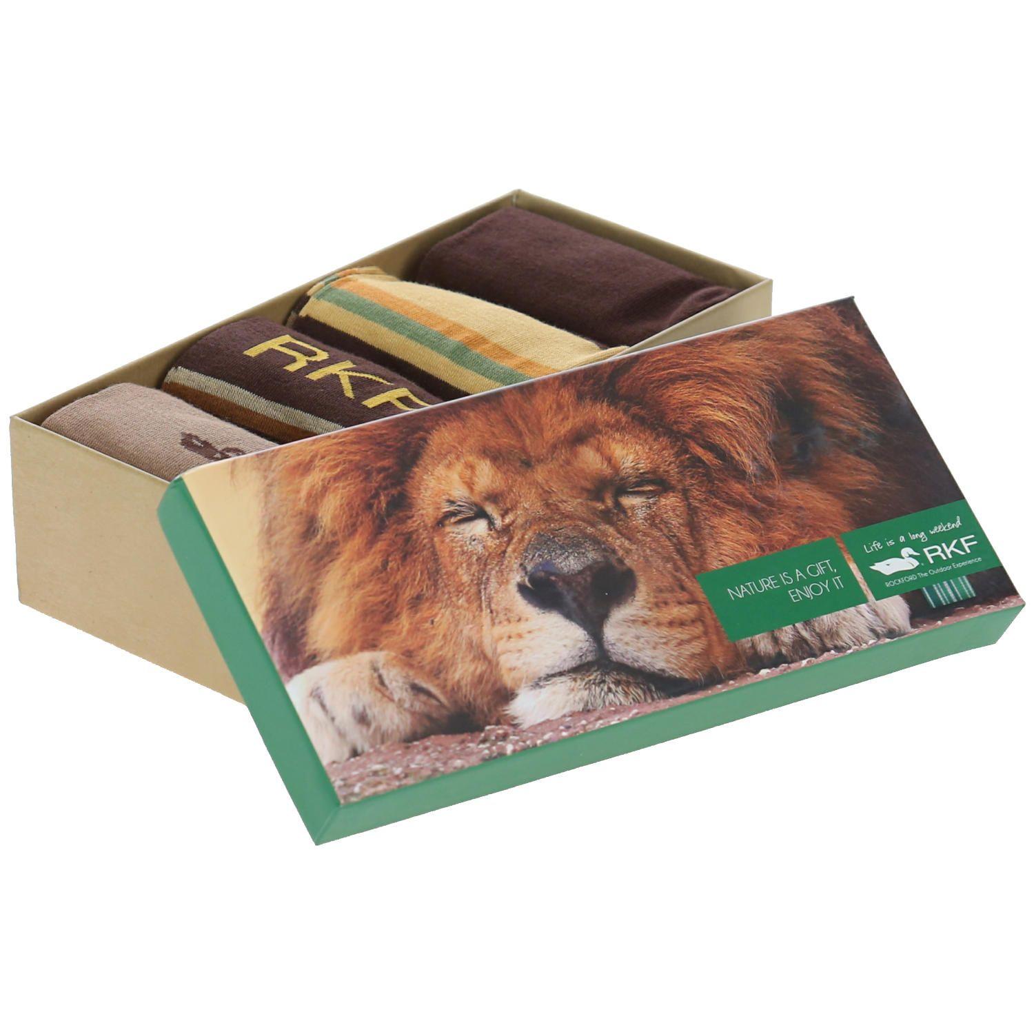 Calcetin Bambú Hombre Lyon Multicolor Rockford-0